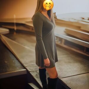 Express long sleeve dress